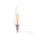 Glass Chandelier Candle Lighting bulbs